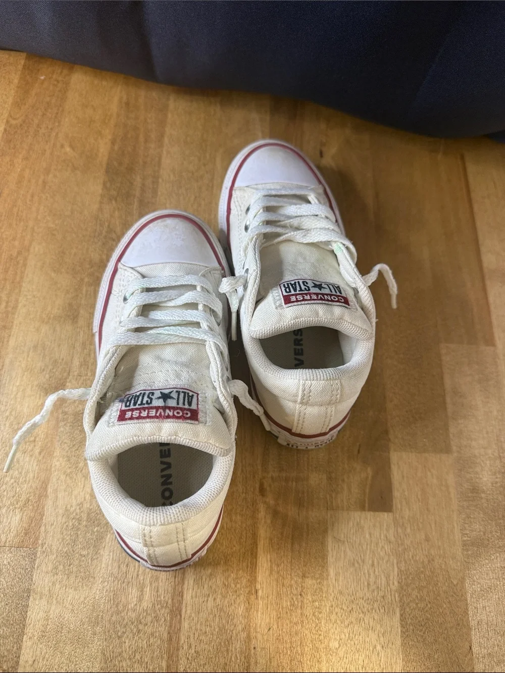 White Classic Converse Low Top Sneakers